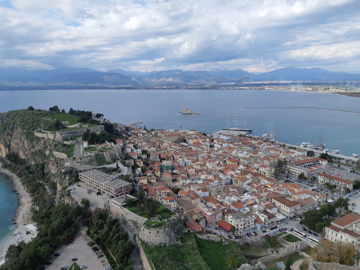 A view of Nafplio from above