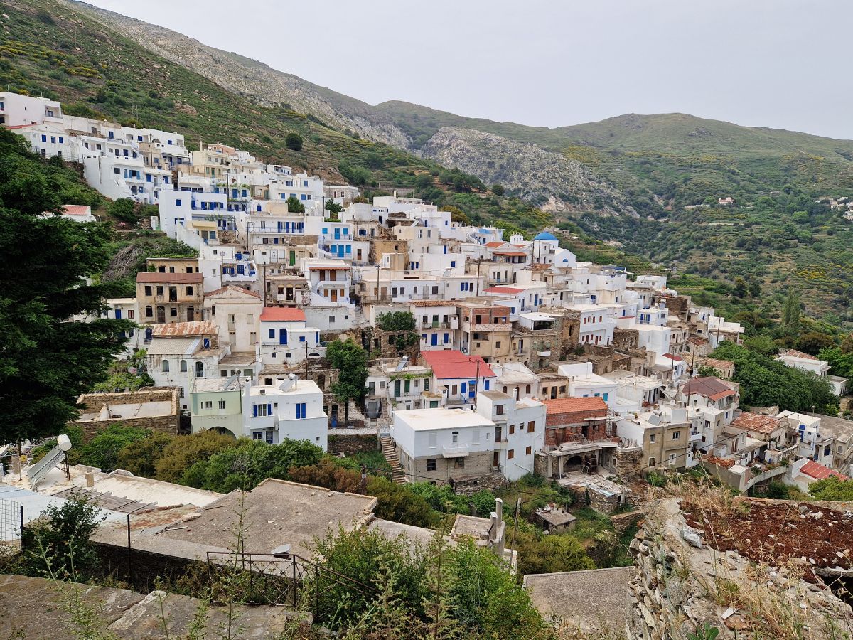 Koronos, traditional village in Naxos