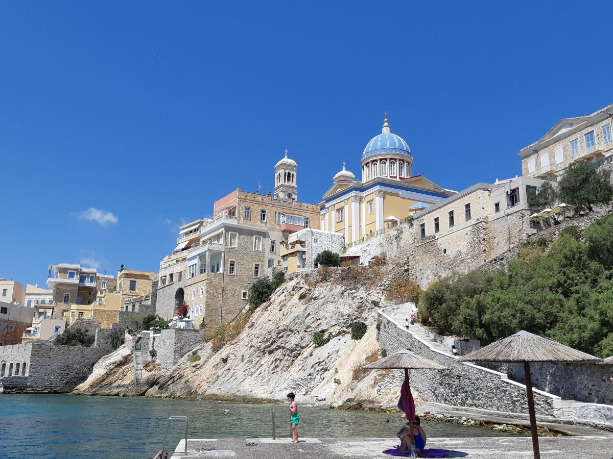 View of Ermoupolis, Syros