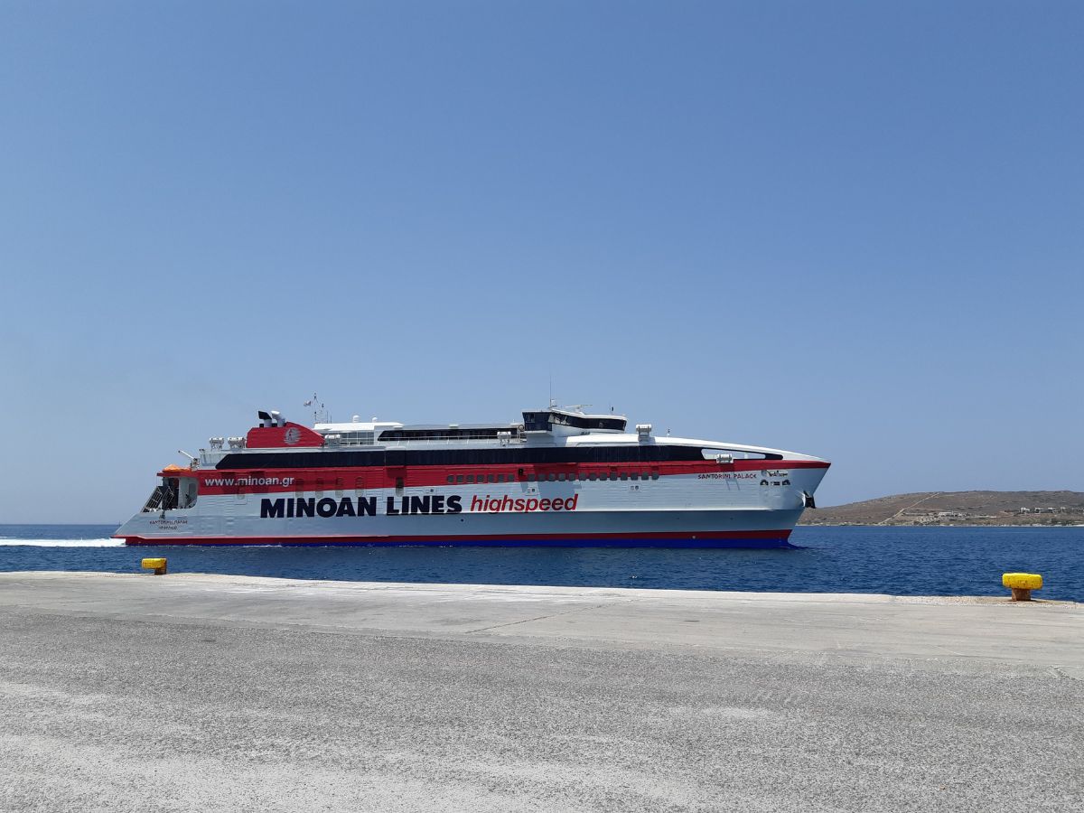 Highspeed ferry in Greece