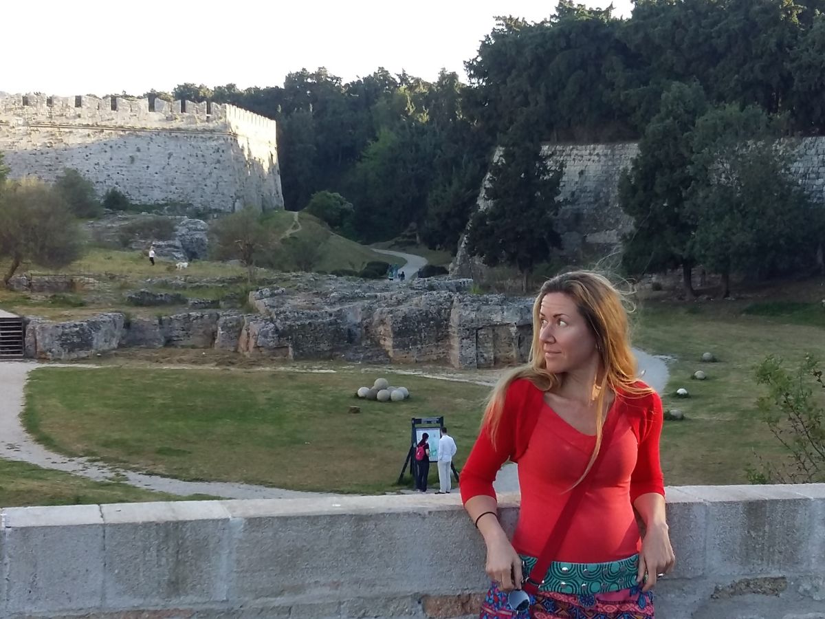 View of Rhodes castle