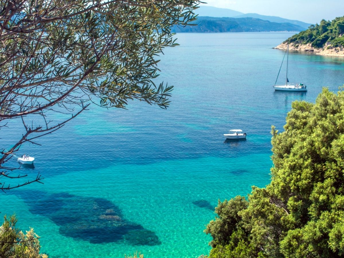 Beautiful beach in Greece