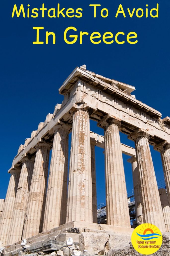 What mistakes to avoid in Greece