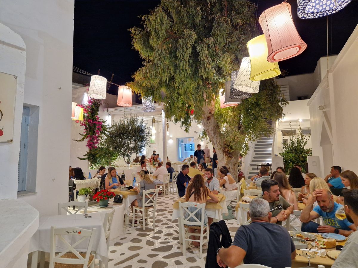Nightlife in Naxos Town