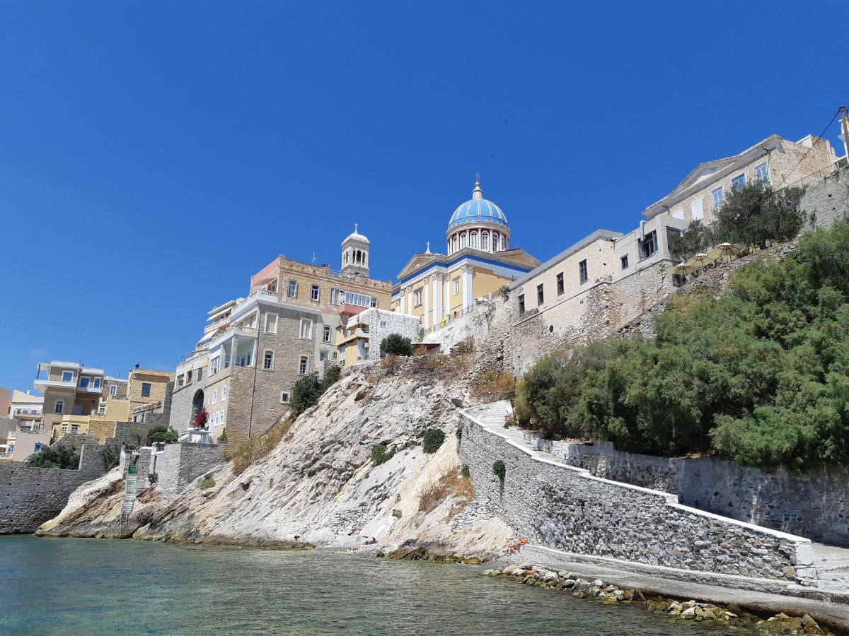 A church in Syros Greece