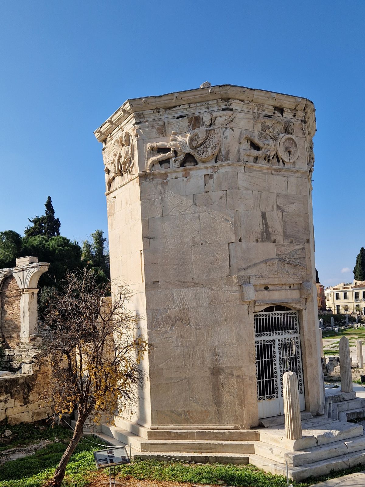 The Tower of the Winds in the Roman Agora Athens