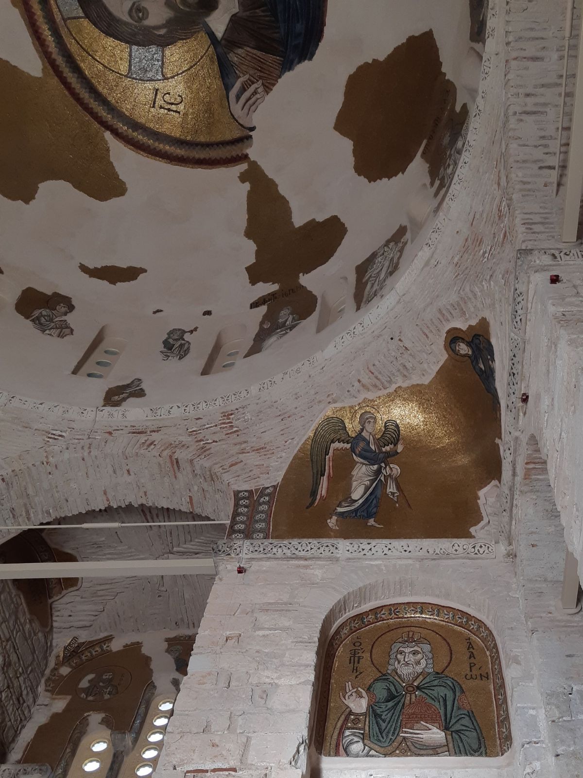 Mosaics from Dafni monastery in Athens