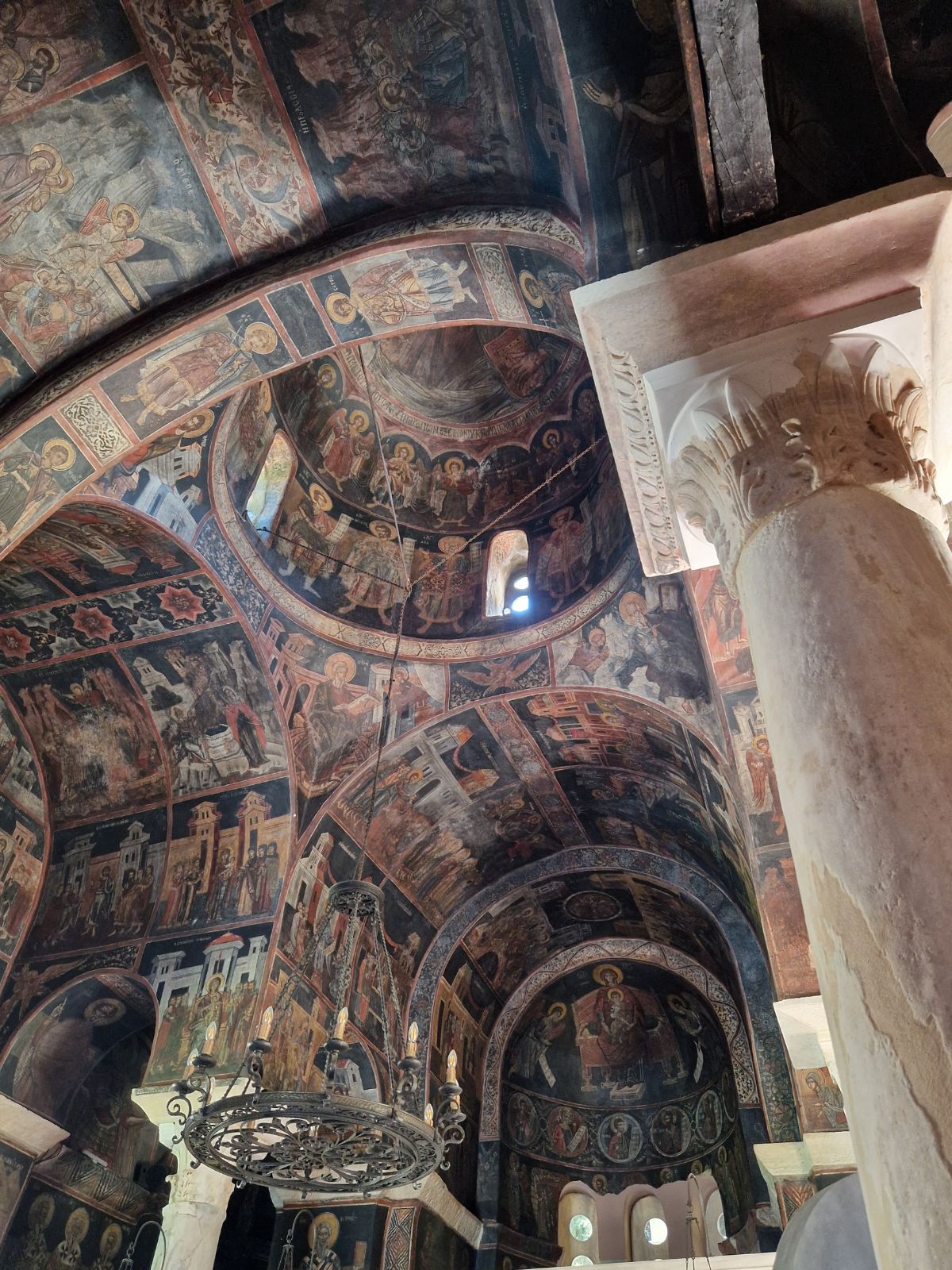 Byzantine frescoes in Athens