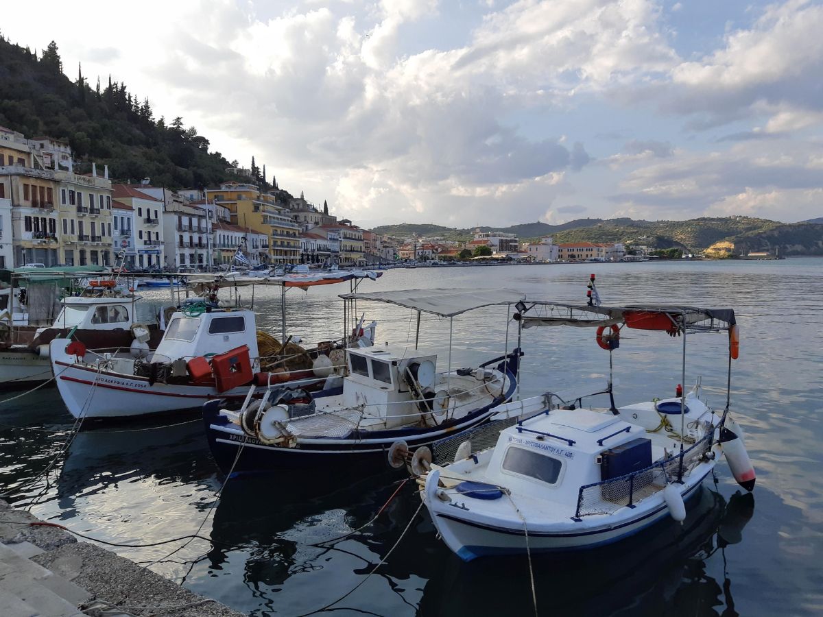 A view of Gythio in Greece
