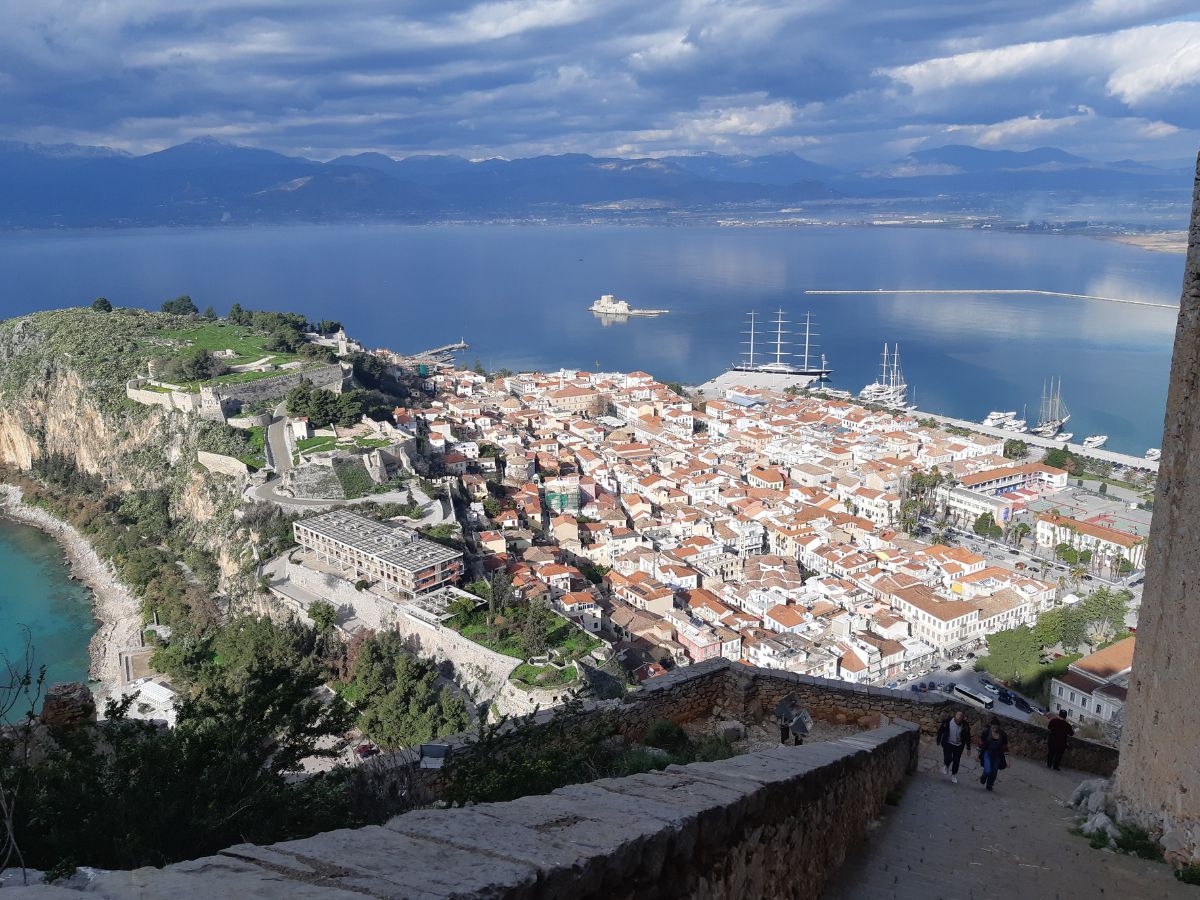 View of Nafplio from above