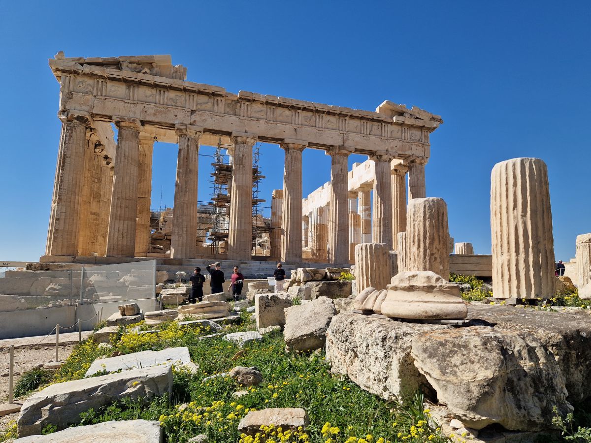 The Parthenon in the Acropolis of Athens