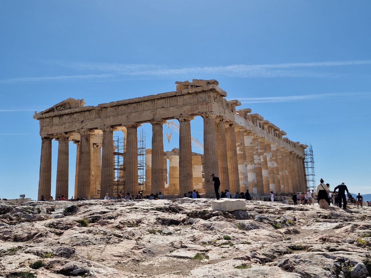 The Parthenon at the Acropolis of Athens